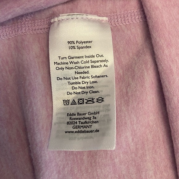 Eddie Bauer Soft Pink Long Sleeve Top Size XL. - Picture 4 of 6